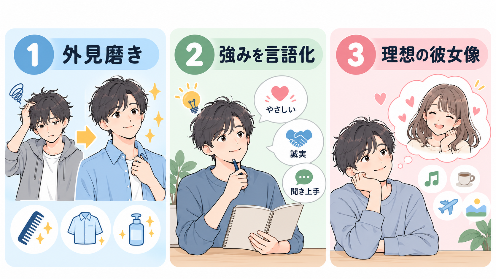 彼女を作るために先に整えたいこと