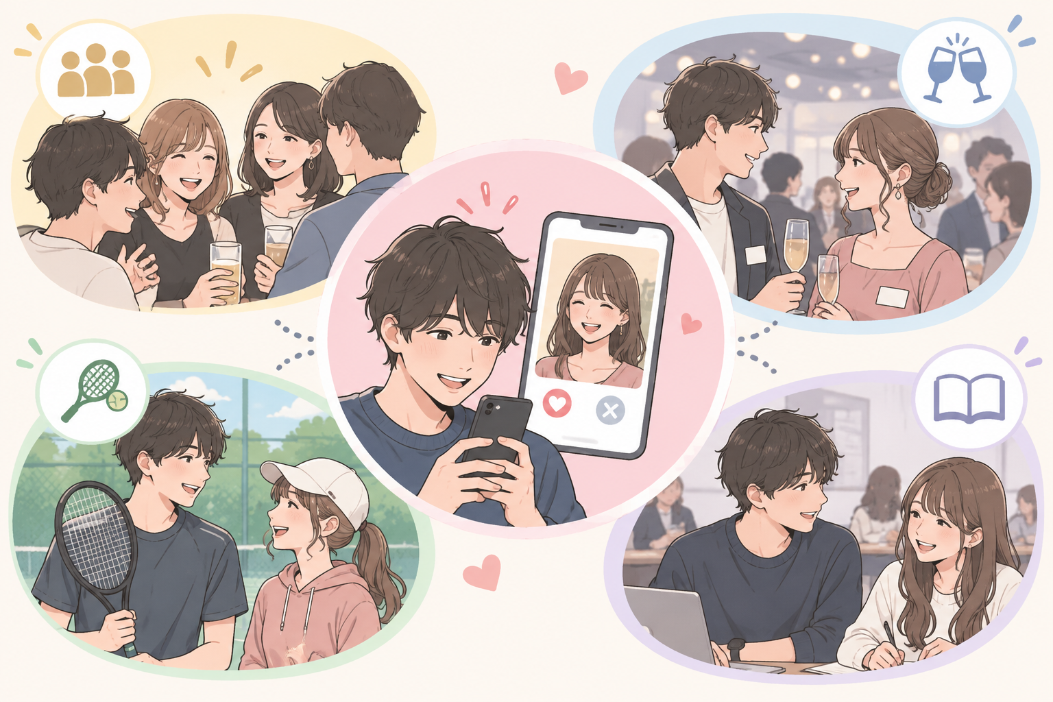 彼女が欲しい男性におすすめの出会い方